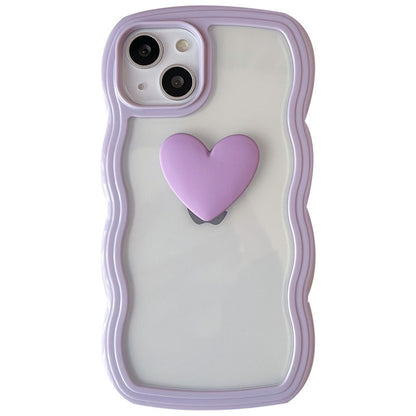 Love Wave Border iPhone Case