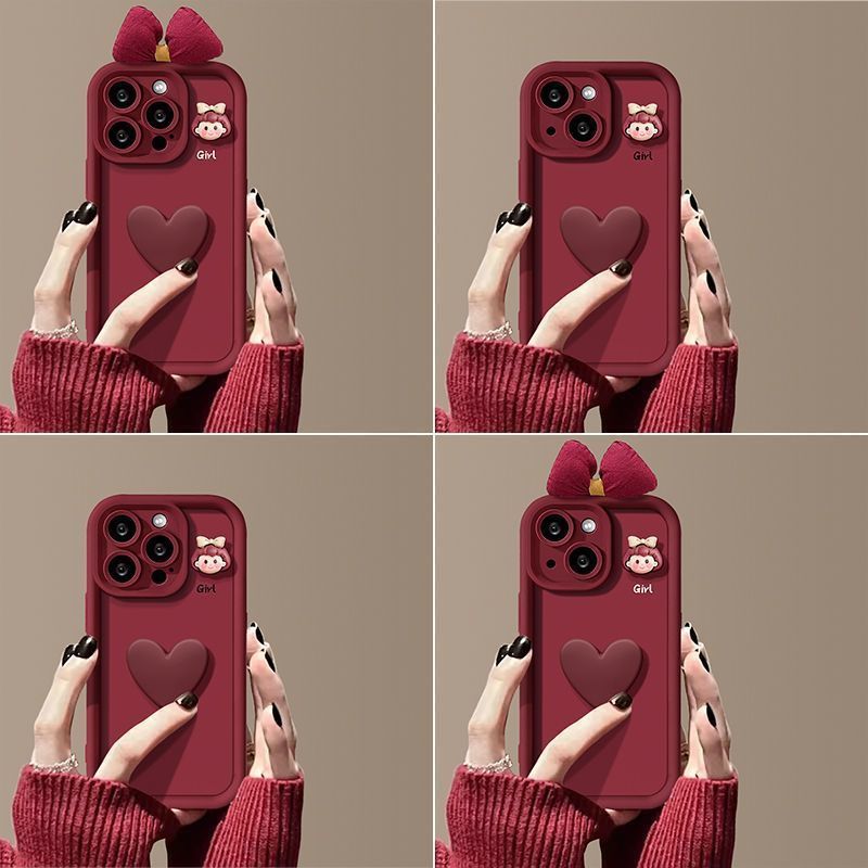 Wine Red iPhone Case