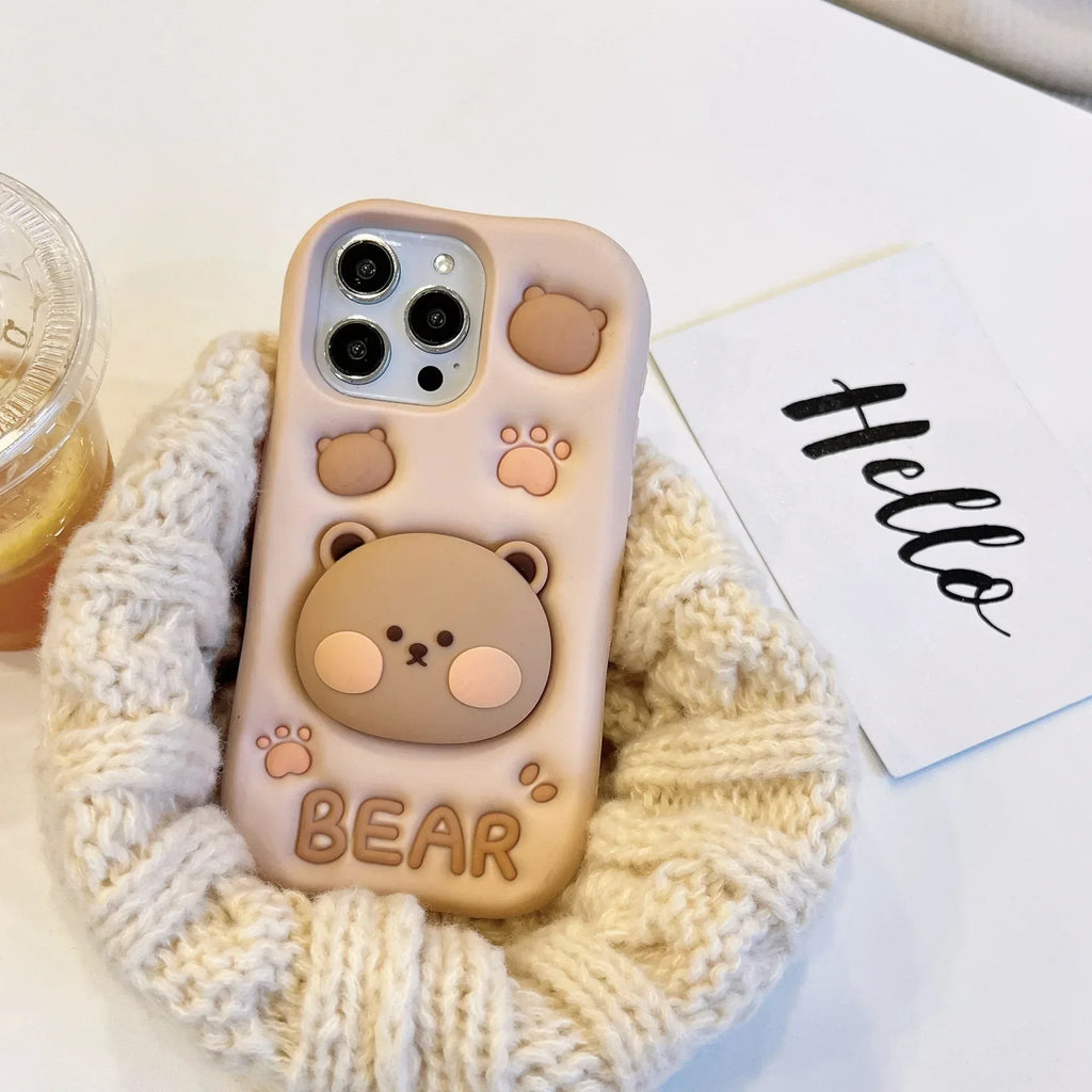 Silicone Bear iPhone Case - Viexta
