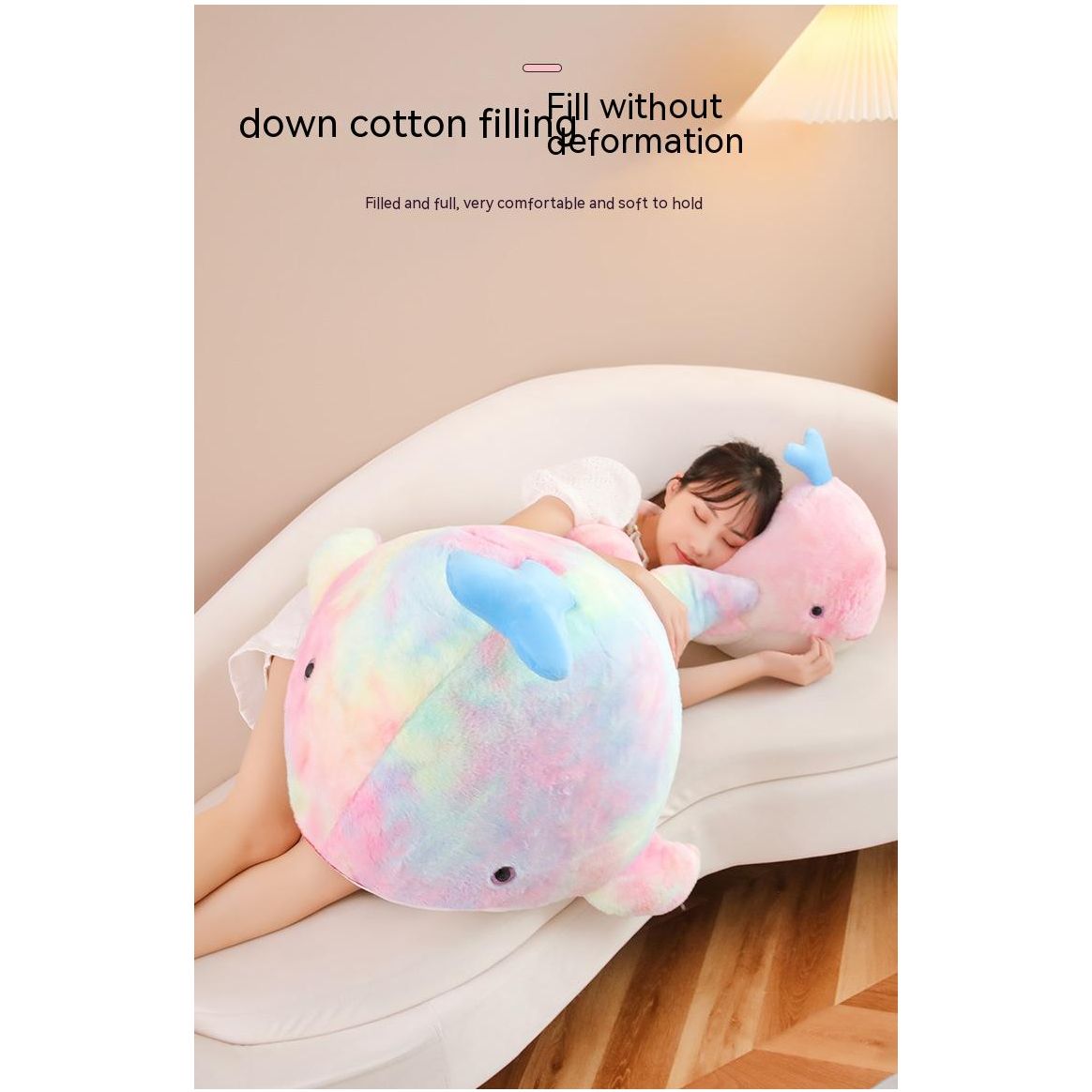 Plush Toy Oversized Sleeping Pillow Figurine Doll Sofa Cushion