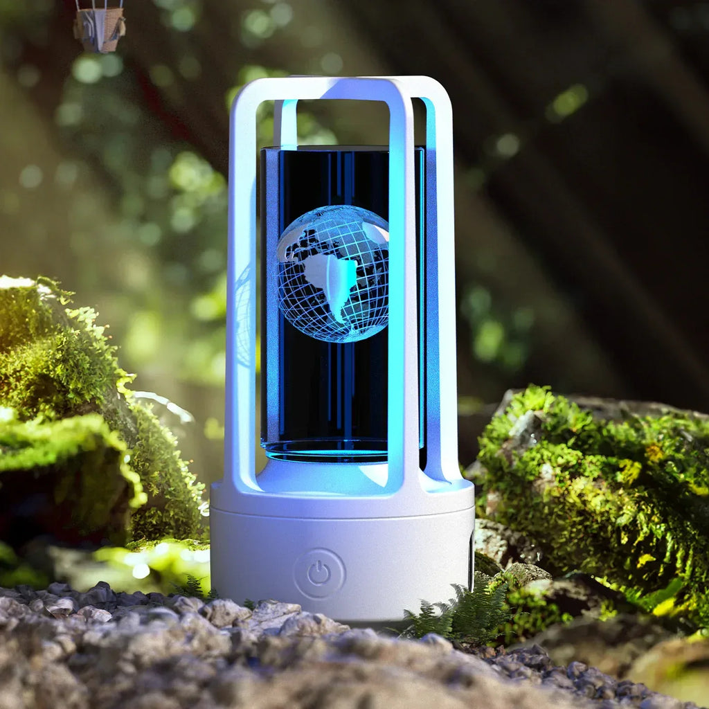 Creative 2 In 1 Audio Acrylic Crystal Lamp - Viexta