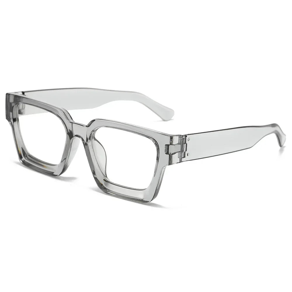 Classic Thick Square Frame Sunglasses - Viexta