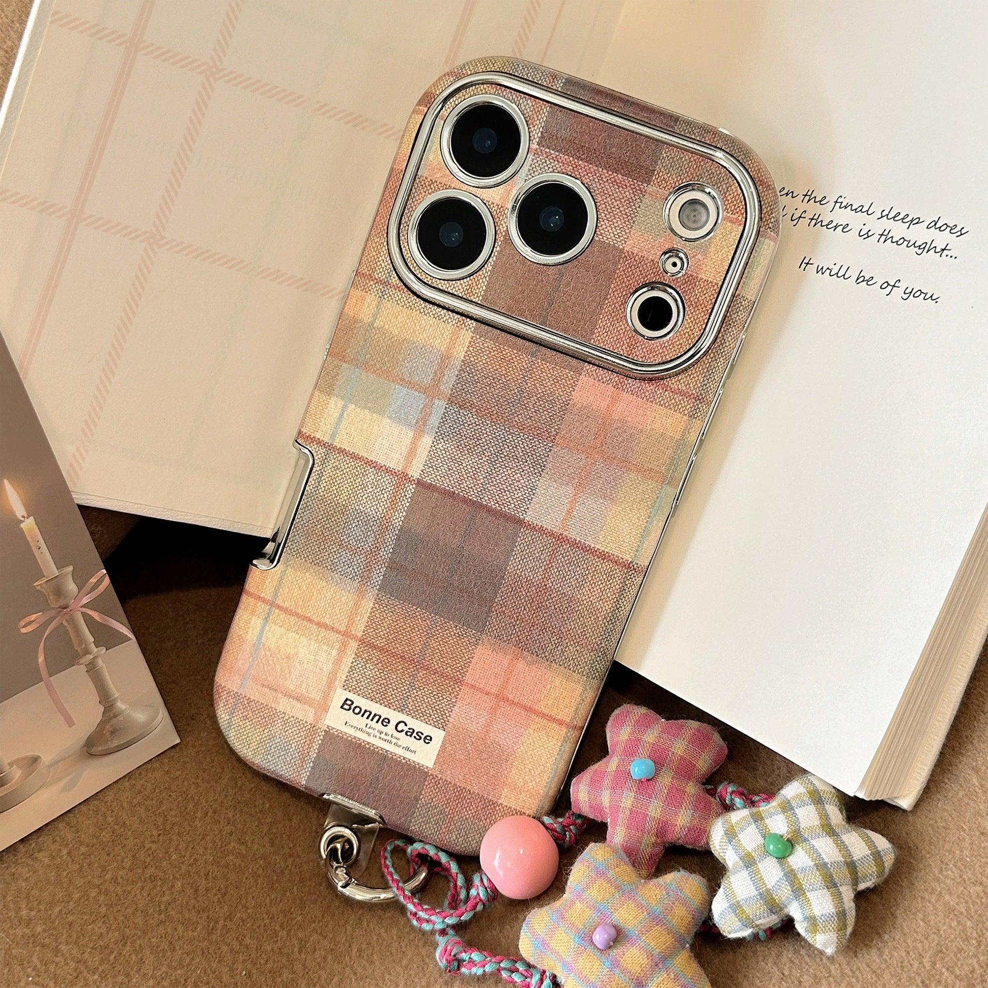 Fabric-Star Electroplated Shatter-Resistant iPhone Case - Viexta