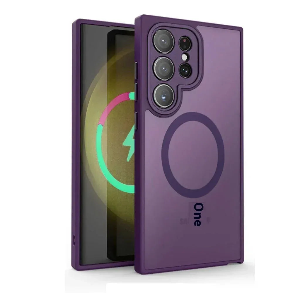 S24 Phone Case Magnetic Suction Case - Viexta