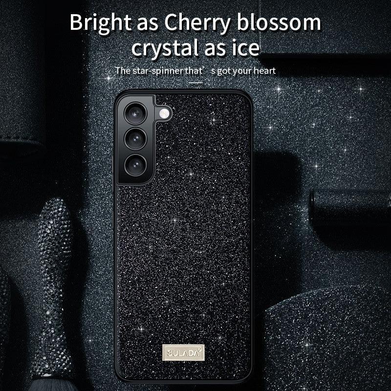 glitter-leather-case-drop-resistant-samsung-phone-case - Viexta