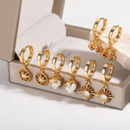 Micro Inlaid Zircon Eardrops - Viexta