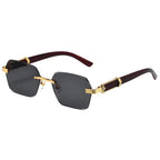 fashion-square-rimless-trimming-glasses - Viexta