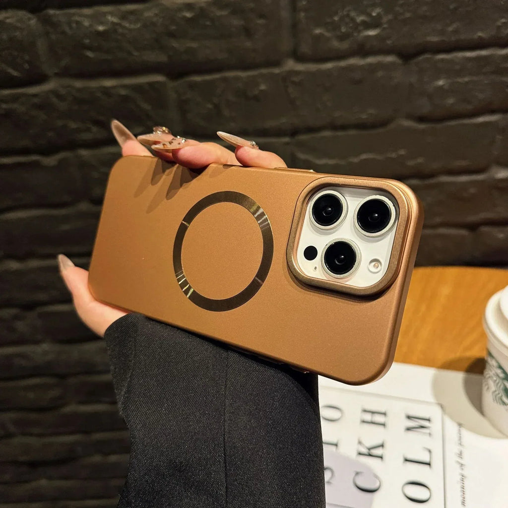 gilding-lens-bracket-shell-iphone-cover - Viexta
