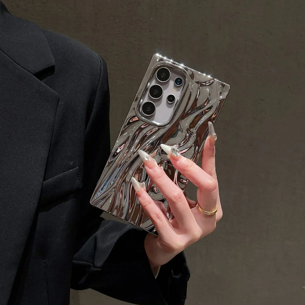 Three-dimensional Pleated Samsung Case - Viexta
