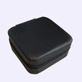 Portable Pu Leather Zipper Jewelry Storage Box - Viexta