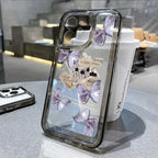 Purple Butterfly Silicone iPhone Case - Viexta