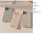 Korean Vintage Floral iPhone Case - Viexta