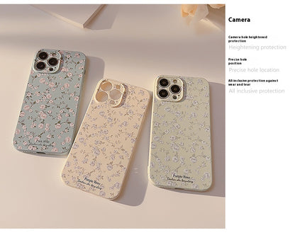 Korean Vintage Floral iPhone Case