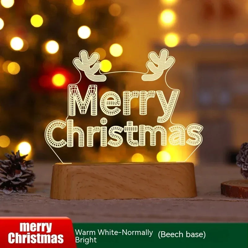 Christmas Decoration 3D Lamp - Viexta