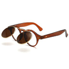 Women's Plastic Retro Flip Sunglasses - Viexta