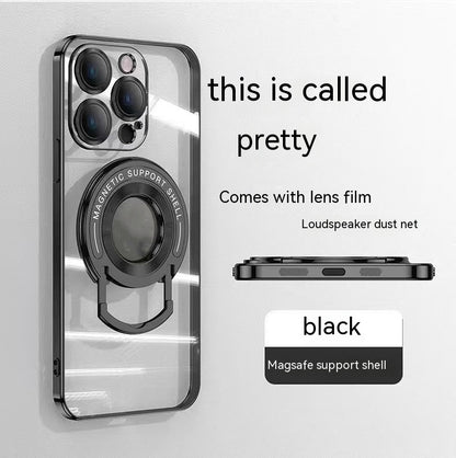 U-shaped Magnetic Plating iPhone Cover