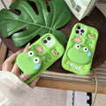 Cute Cartoon Sweaty Frog Silicone Phone Case