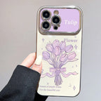 Electroplated Flower iPhone Case Protector - Viexta