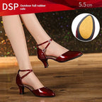 Latin Soft Bottom Heels - Viexta
