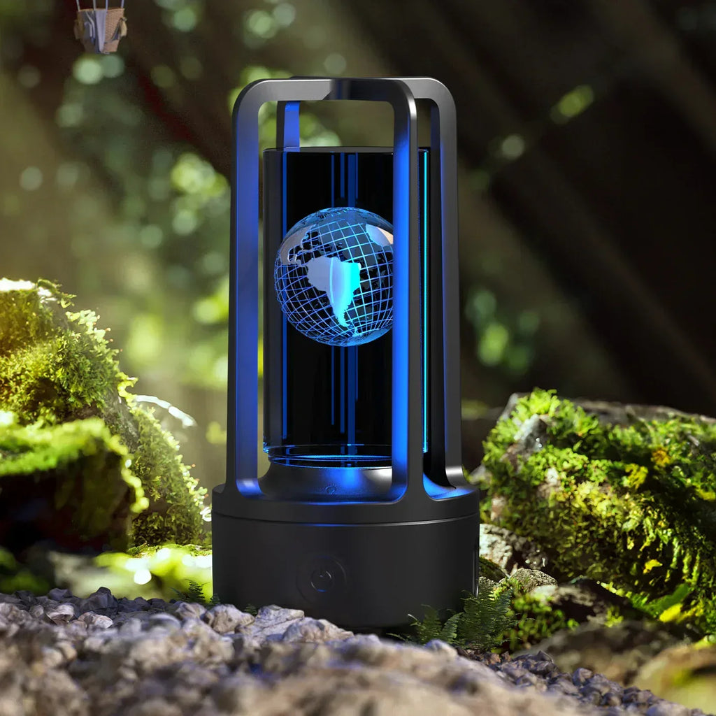 Creative 2 In 1 Audio Acrylic Crystal Lamp - Viexta