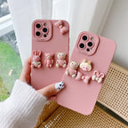 Three-dimensional Bear iPhone Case - Viexta