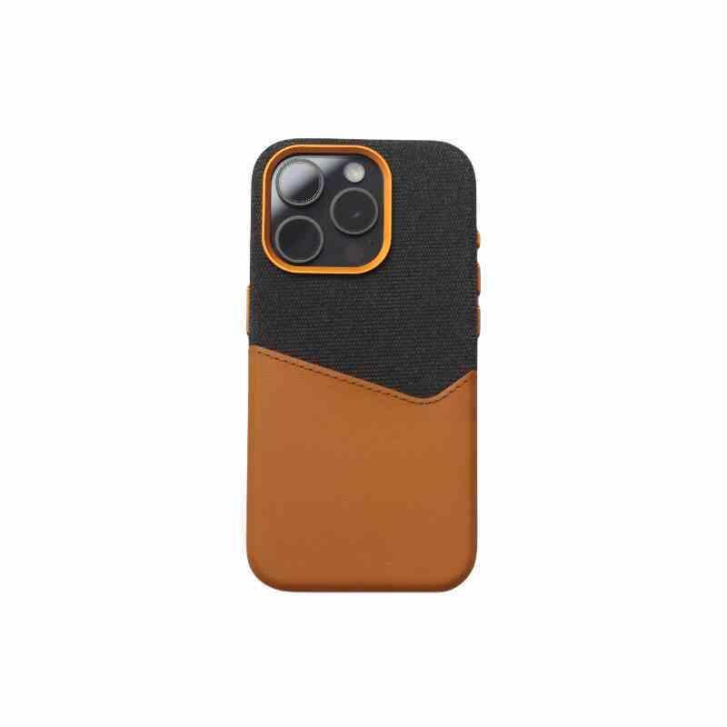 Double Card Leather Magnetic iPhone Case - Viexta