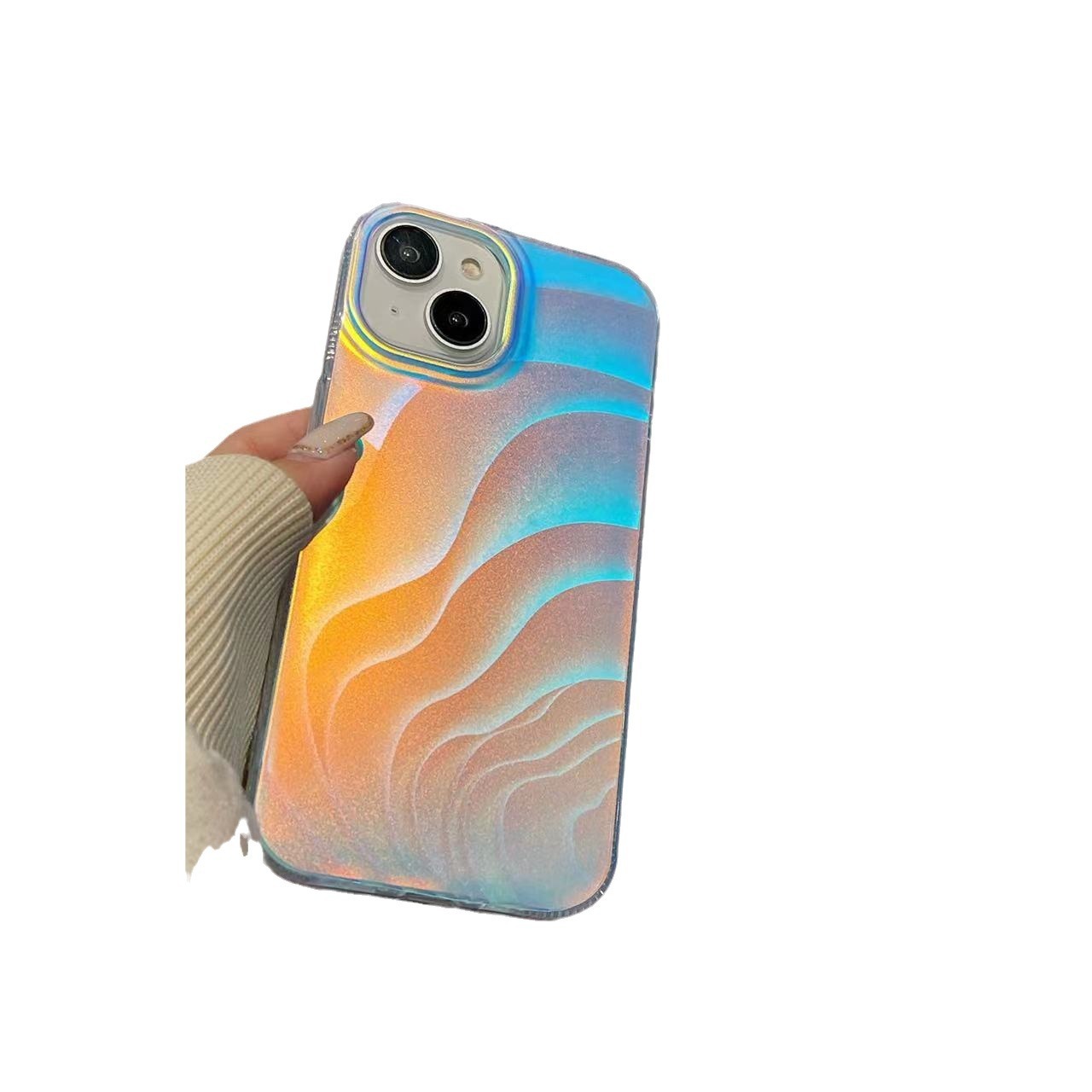 Aurora Wave Laser iPhone Case