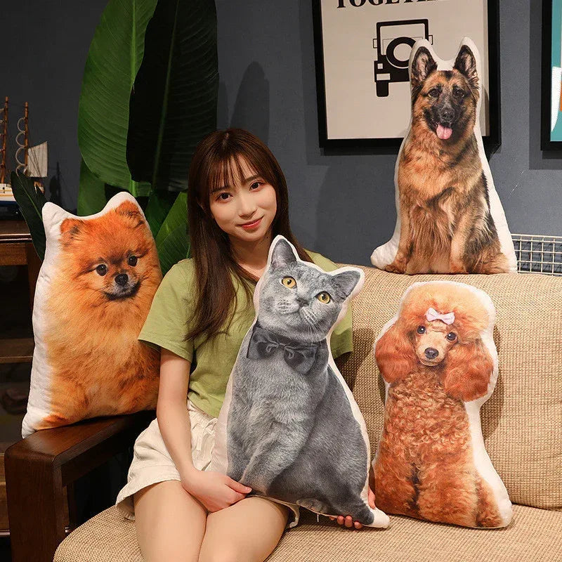 Kitty Pillow Plush Toy Poodle Pomeranian Puppet Doll - Viexta
