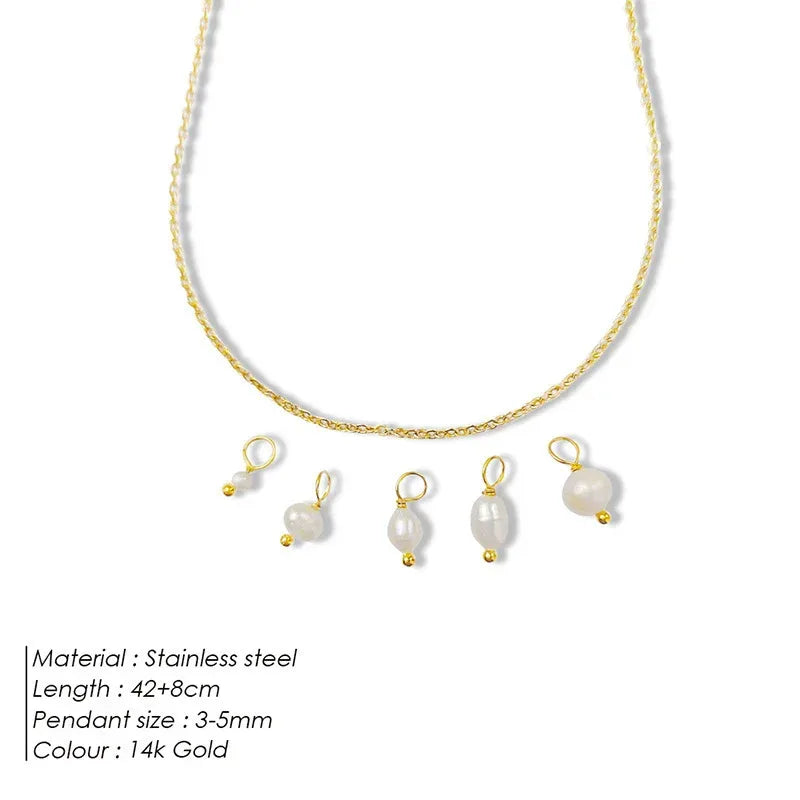 Baroque Pearl Necklace - Viexta