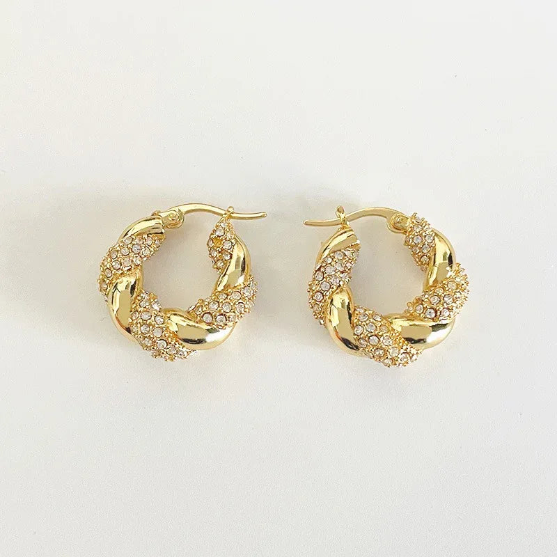 Zircon Graceful Hoops - Viexta