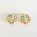 Zircon Graceful Hoops - Viexta