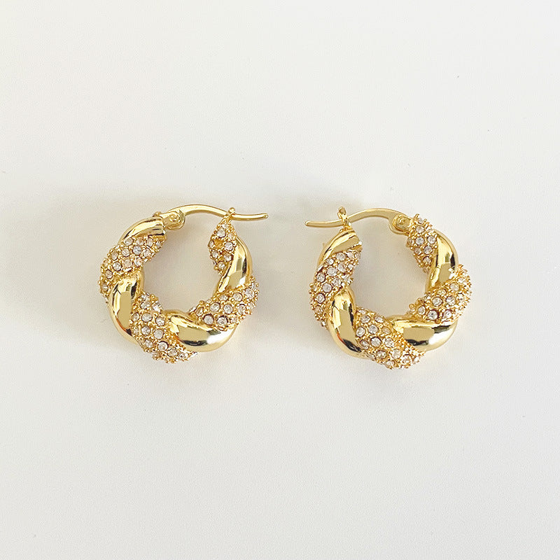 Zircon Graceful Hoops