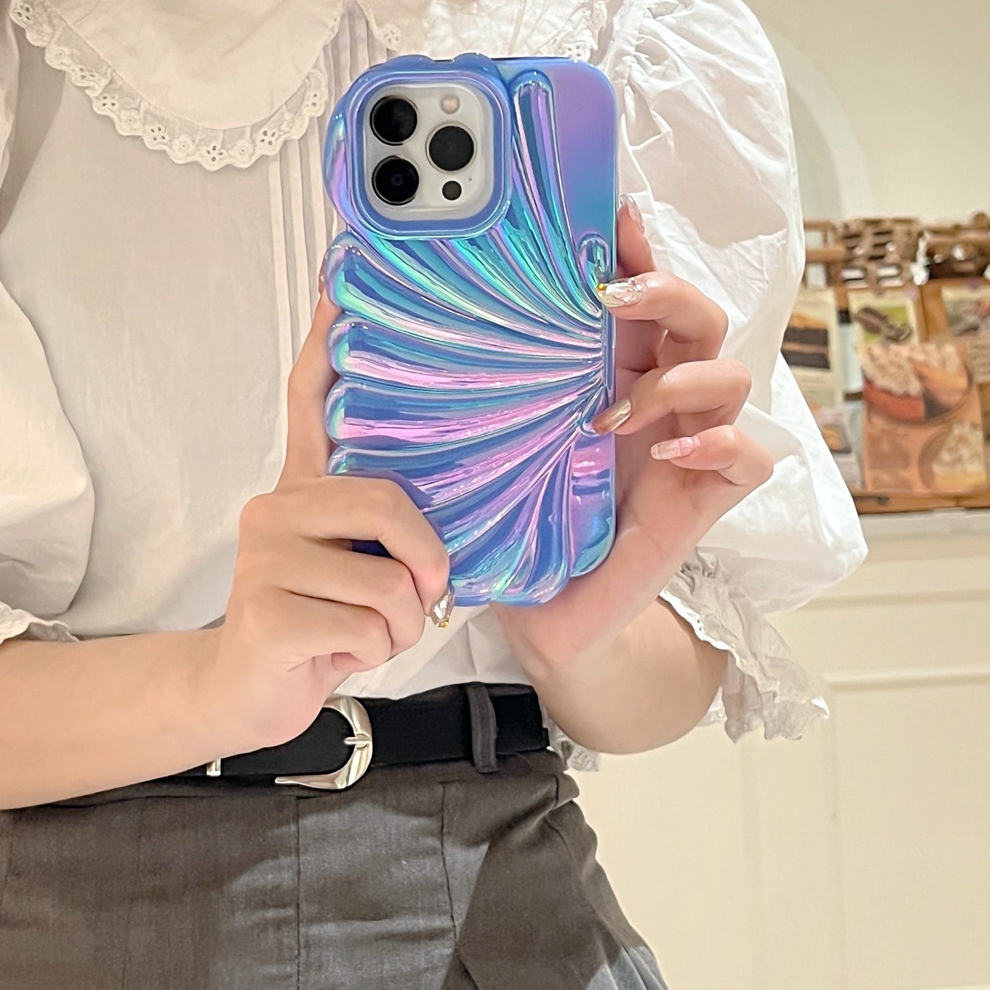 Colorful Laser Shell iPhone Case