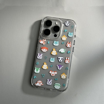 Cartoon Transparent iPhone Case