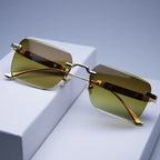 Frameless Edge-cut Sunglasses - Viexta