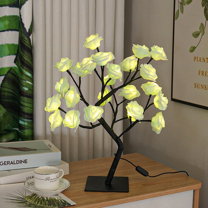 Rose Tree Lamp Decoration