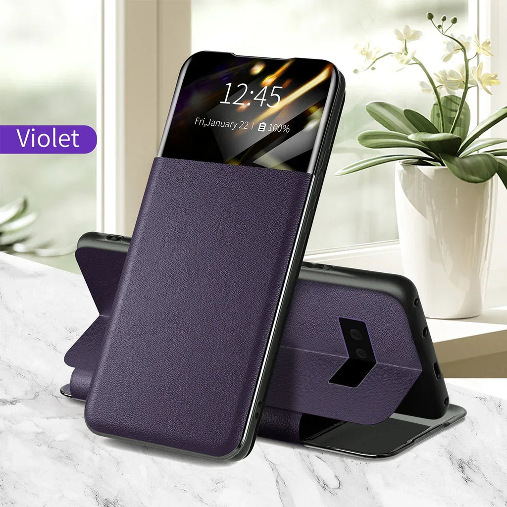 Pixel 6 Card Flip Protective Leather Case - Viexta