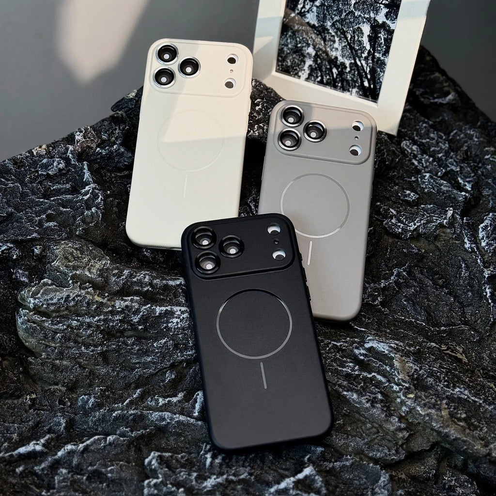 Frosted Skin Magnetic Suction iPhone Case - Viexta