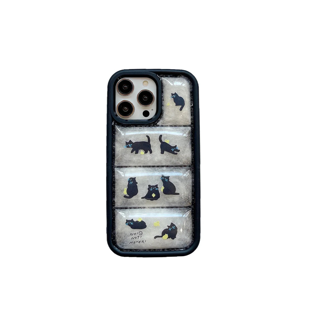 transparent-down-jacket-iphone-case - Viexta