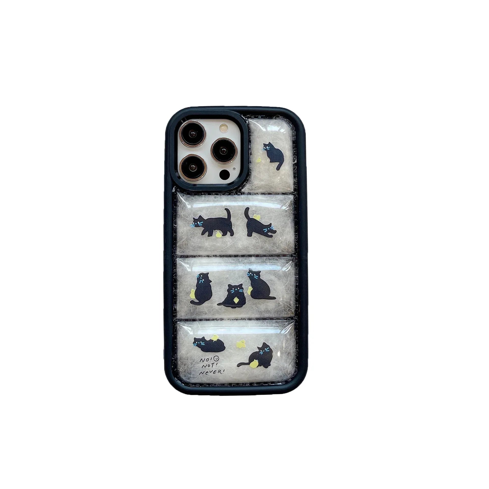 transparent-down-jacket-iphone-case - Viexta