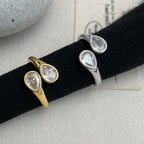 Feng Shui Drop-Shaped Ring