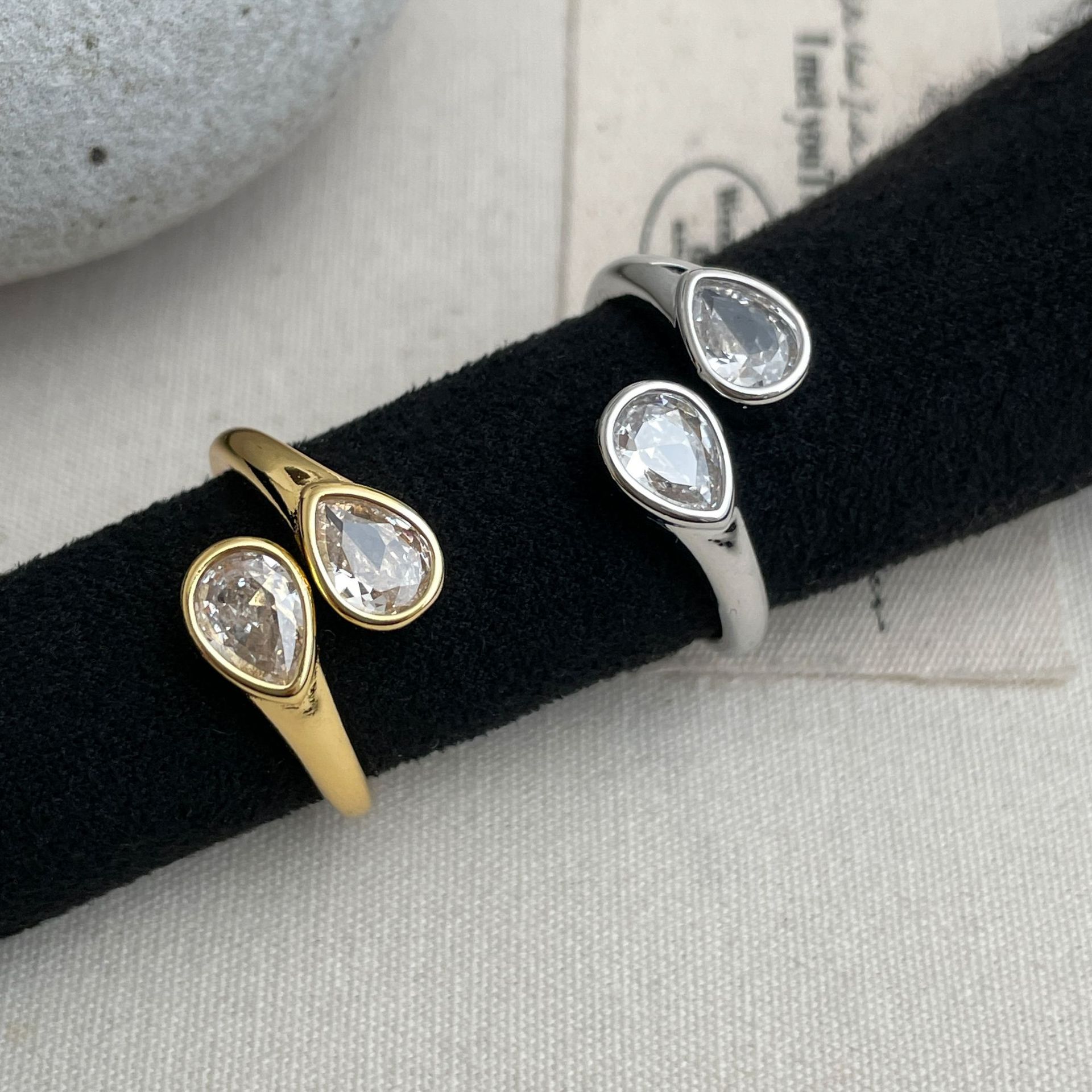 Feng Shui Drop-Shaped Ring