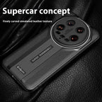 Leather Pattern Baked Porcelain Cover for Xiaomi 14Ultra - Viexta