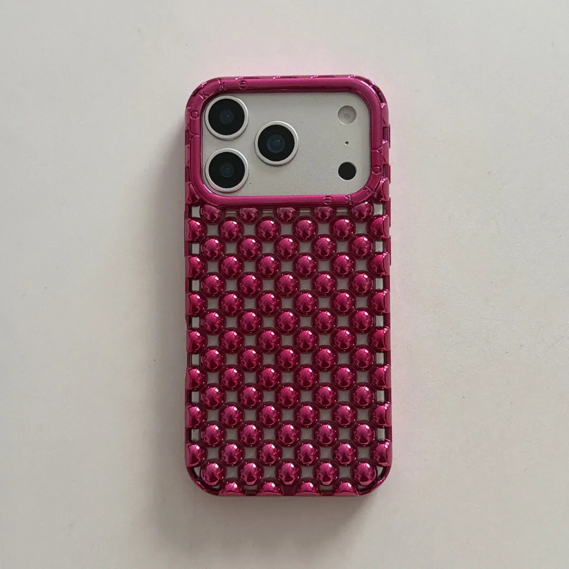 New Electroplated Hollow Bead iPhone Case - Viexta