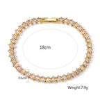 Color Zircon Bracelet Retro Horse Eye Fashion