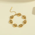 18k Gold-plated Stainless Steel Hollow Chain Necklace