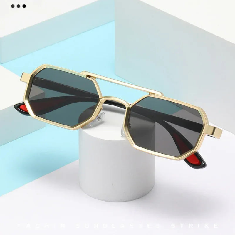 Fashion Metal Sun-resistant Sunglasses - Viexta
