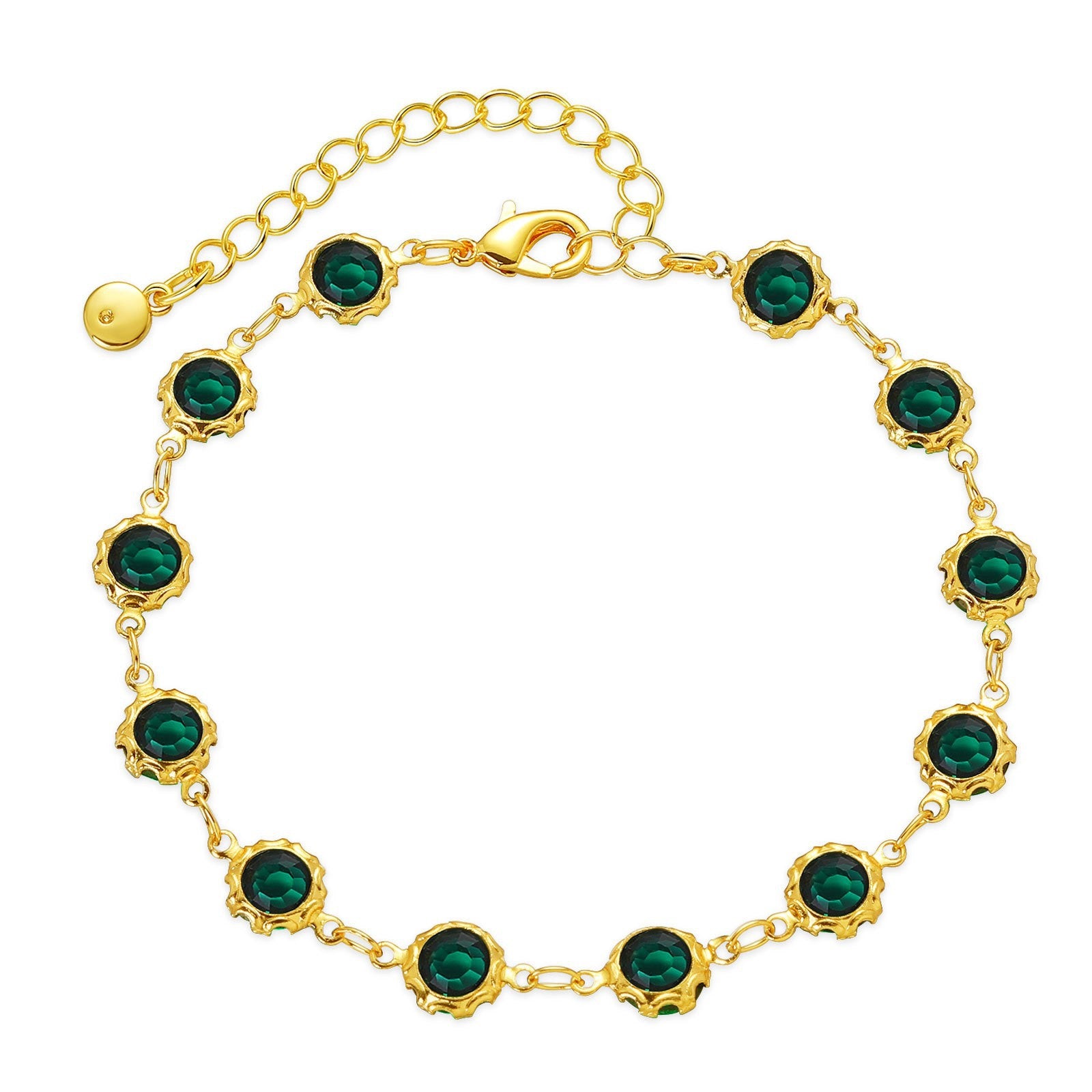 Retro-style18K Gold French Bracelet