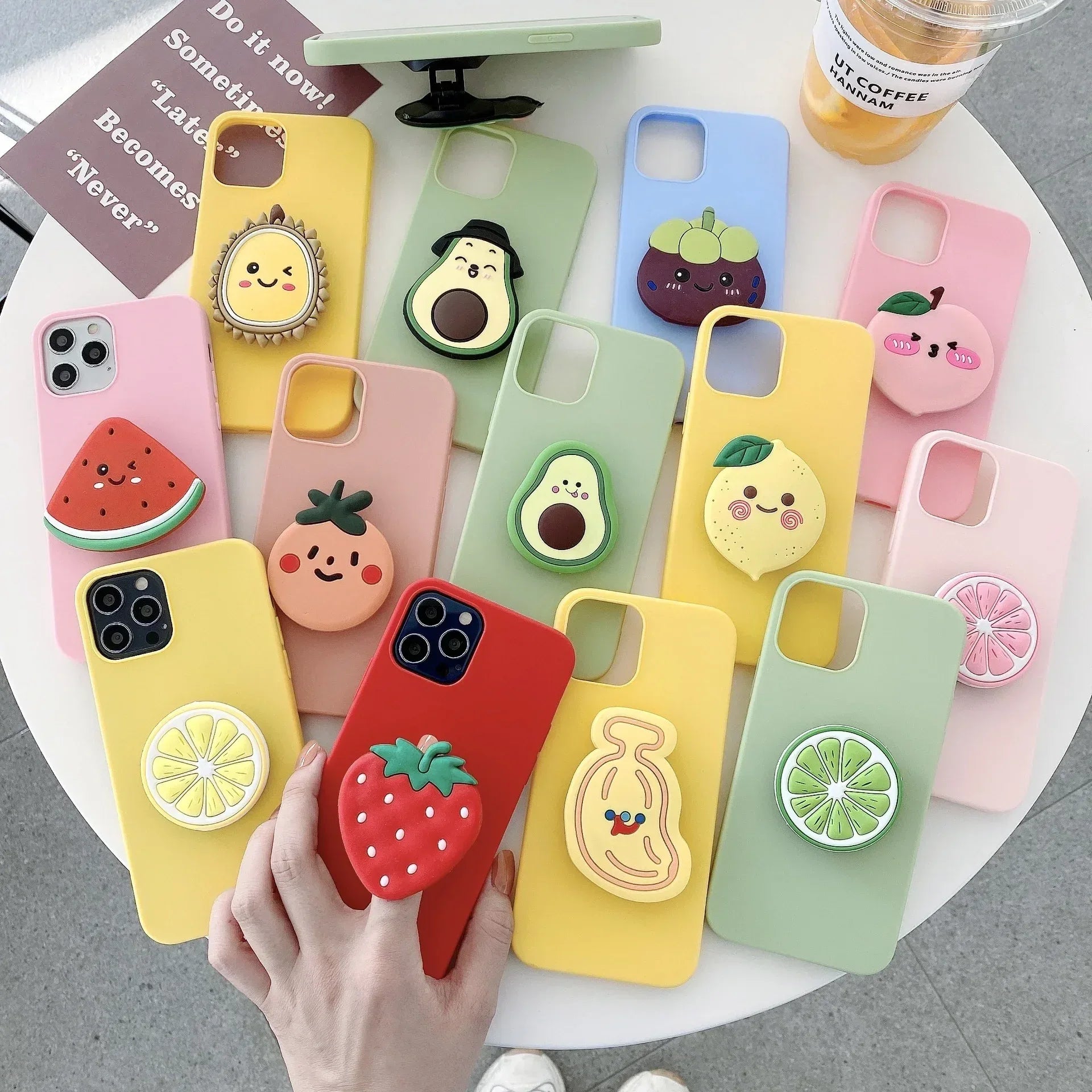 Cute Fruit Holder iPhone Case - Viexta