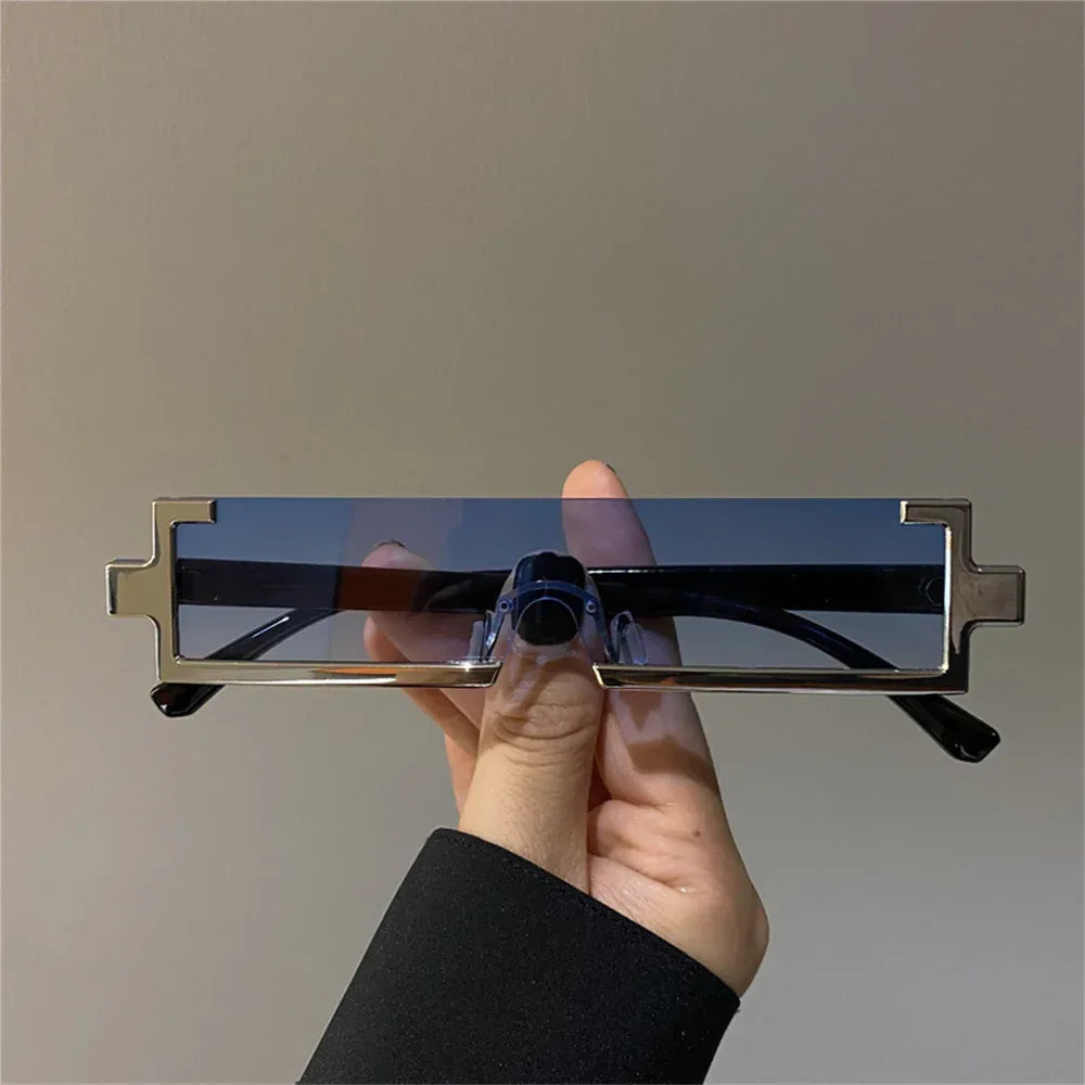 niche-metal-rectangular-one-piece-sunglasses - Viexta